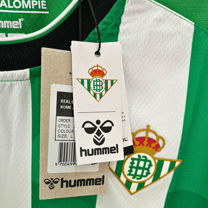 2022 Real Betis Home Lengan Panjang